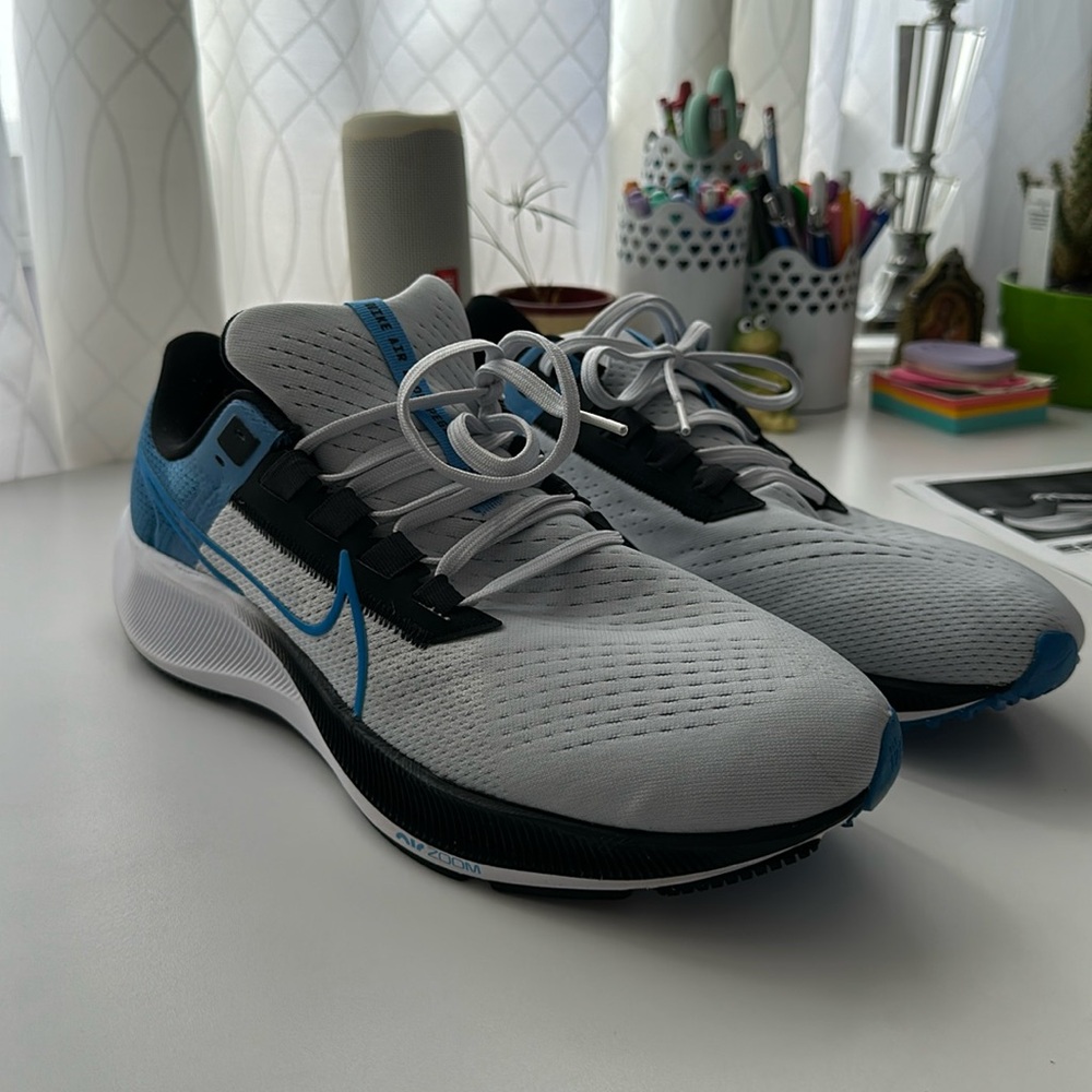 Nike Men’s Air Zoom Pegasus 38 Running Shoes - Gray Blue | Size: 11